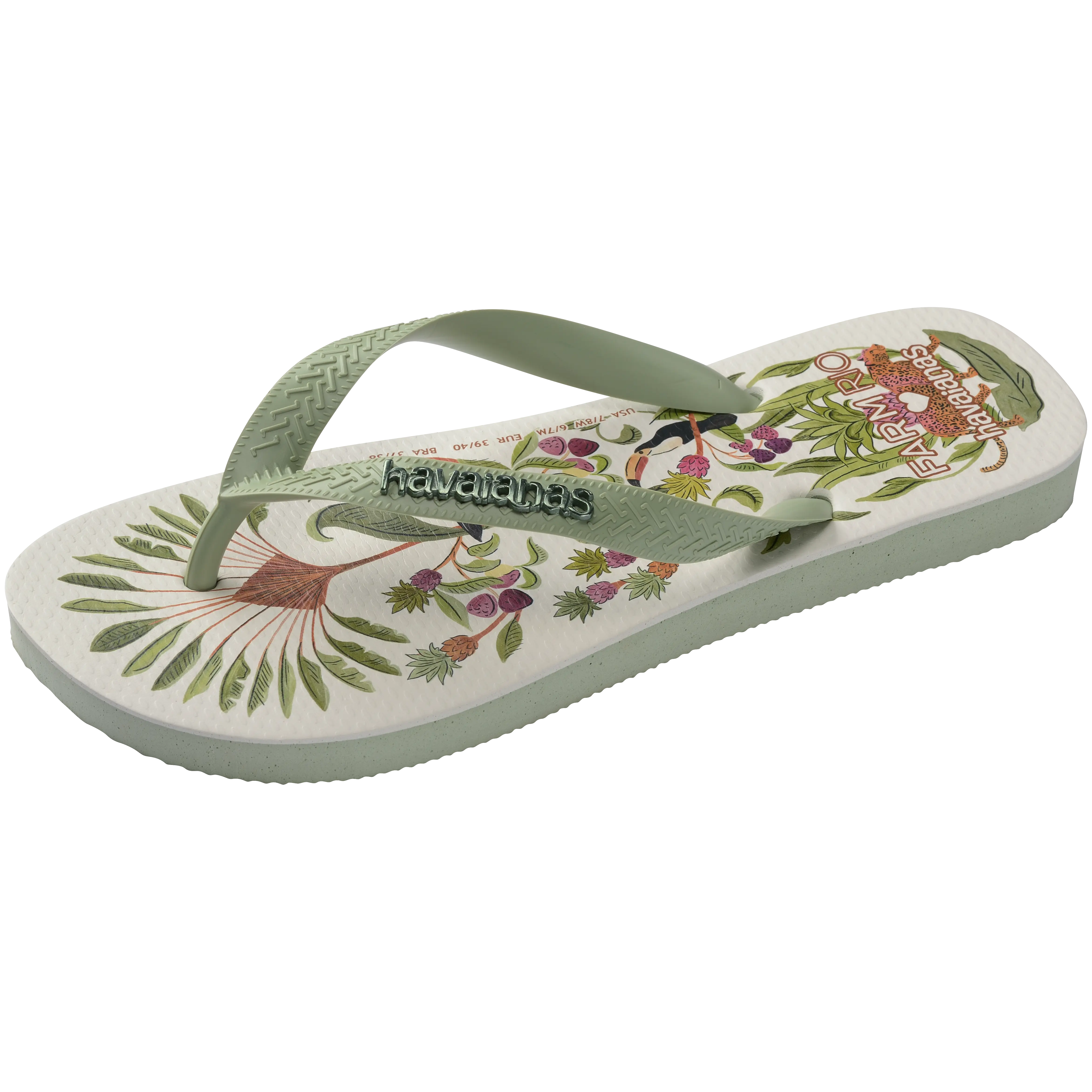 Women's FARM Rio Sweet Forest Flip Flops - Image 5