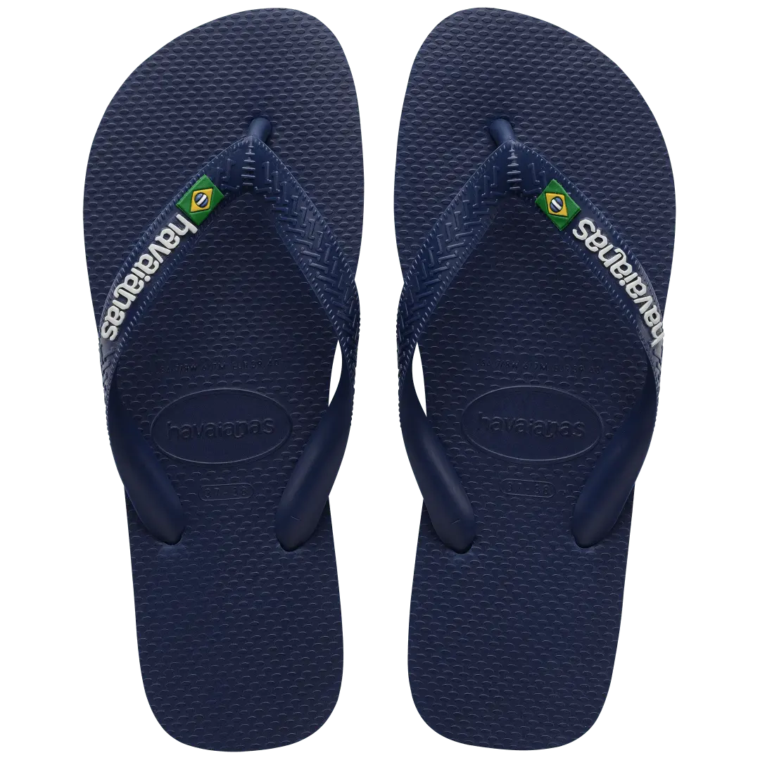 Women's Brazil Logo Flip Flops