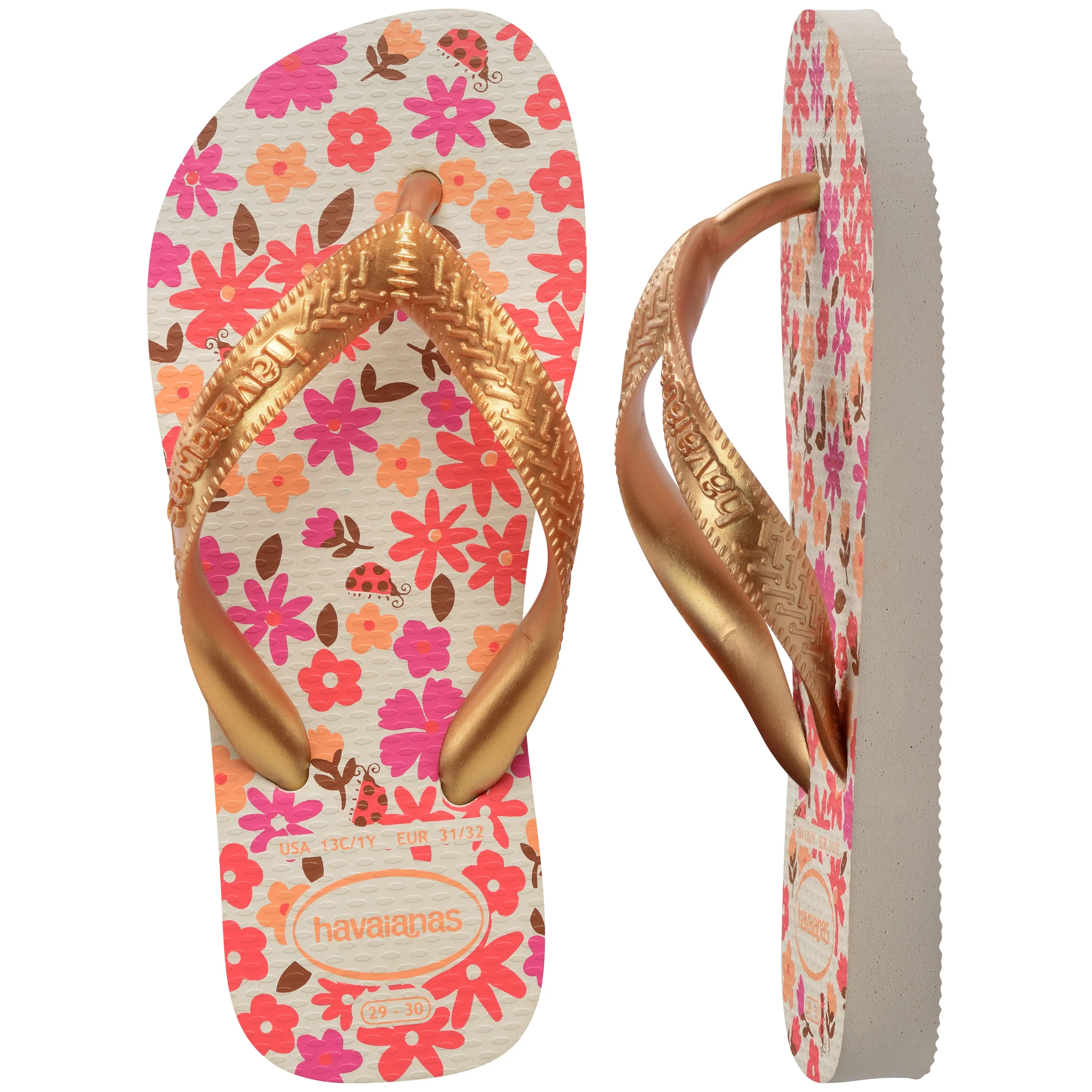 Kids' Flores Top Flip Flops - Image 2