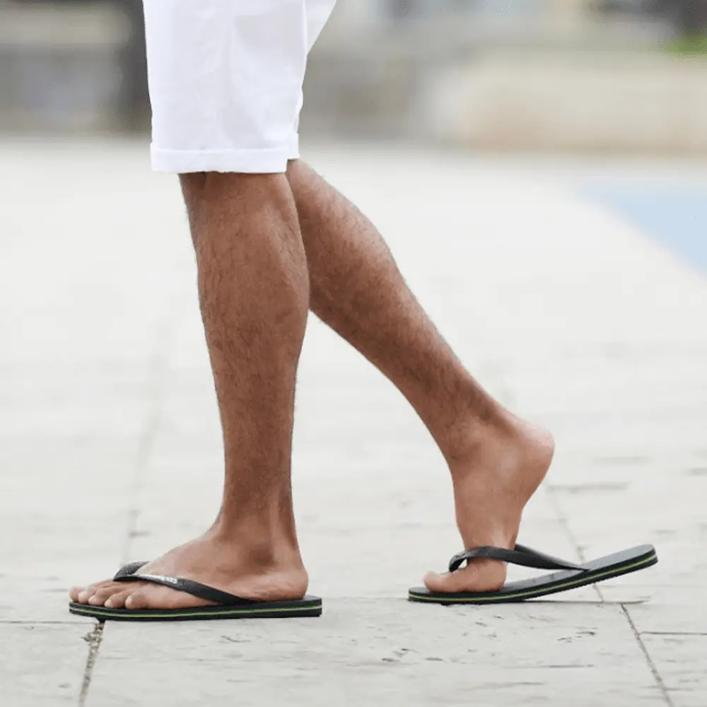 Men's Brazil Logo Flip Flops - Image 8