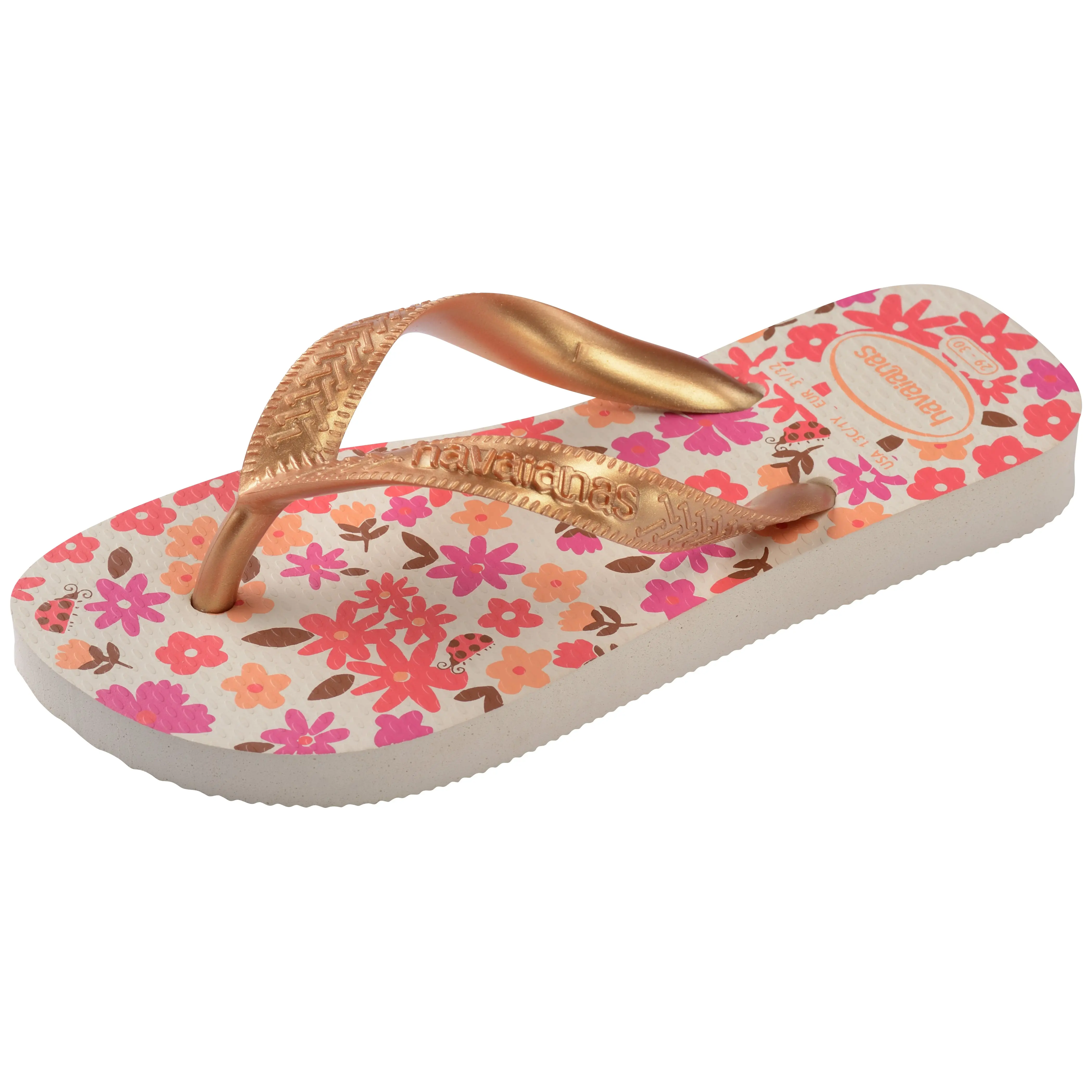 Kids' Flores Top Flip Flops - Image 3