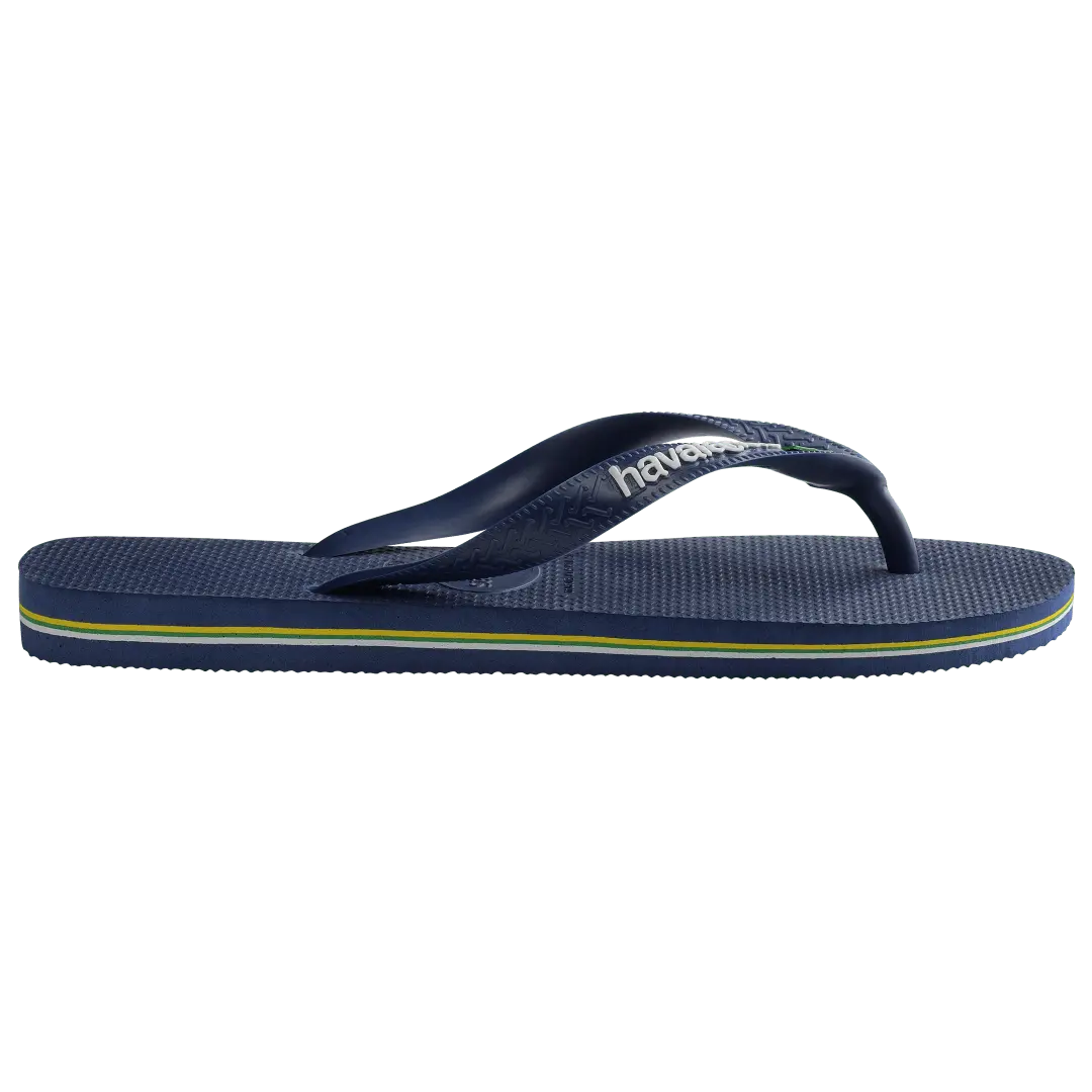 Men's Brazil Logo Flip Flops - Image 3