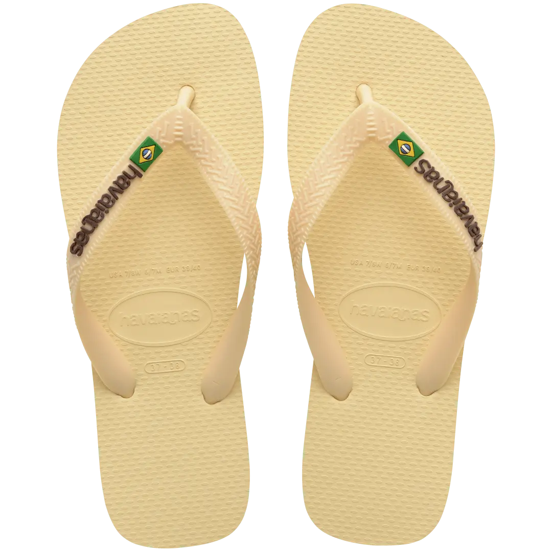 Women's Brazil Logo Flip Flops