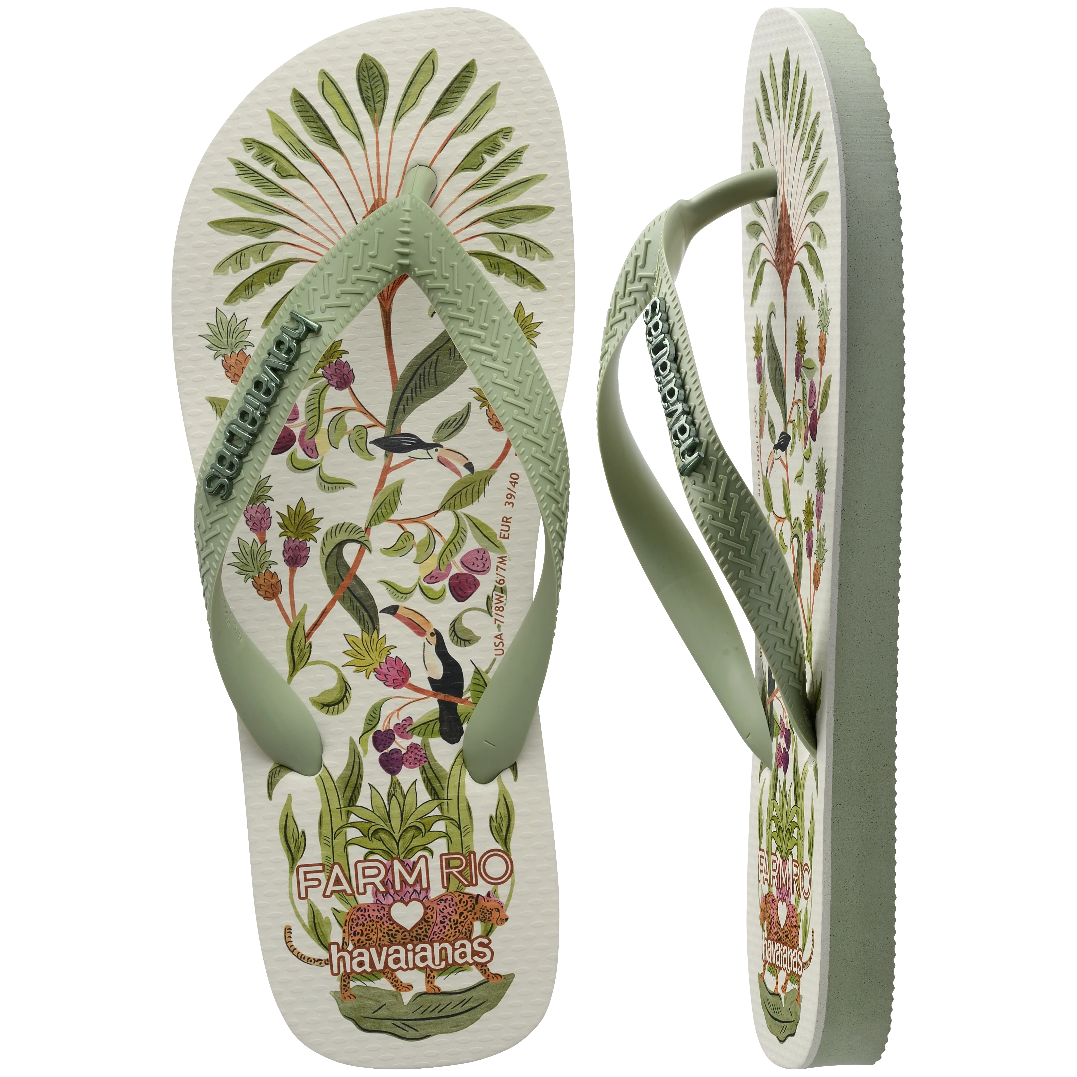 Women's FARM Rio Sweet Forest Flip Flops - Image 2
