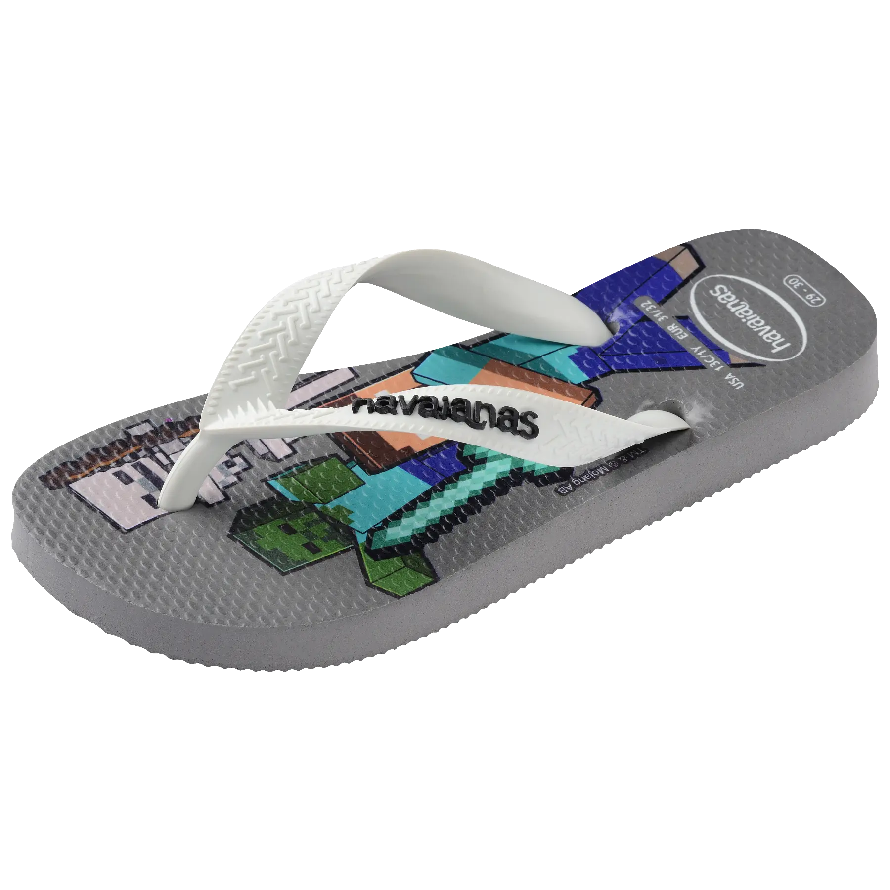 Kids' Minecraft Top Flip Flops - Image 6