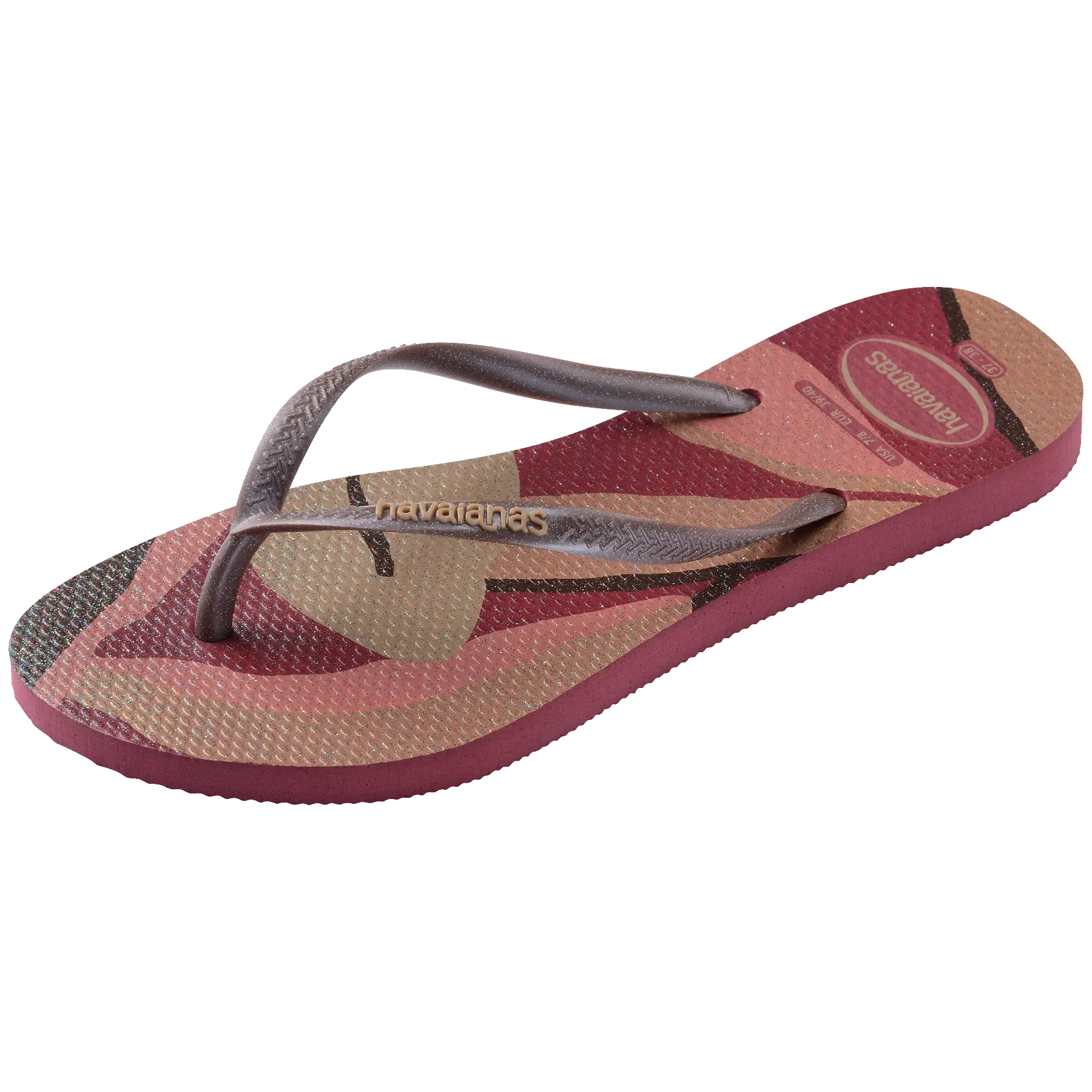 Women's Slim Palette Glow Flip Flops - Image 6