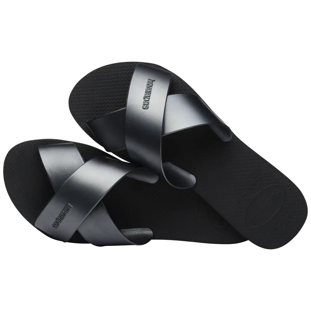 Women's Aqua Metallic Sandals - Image 4