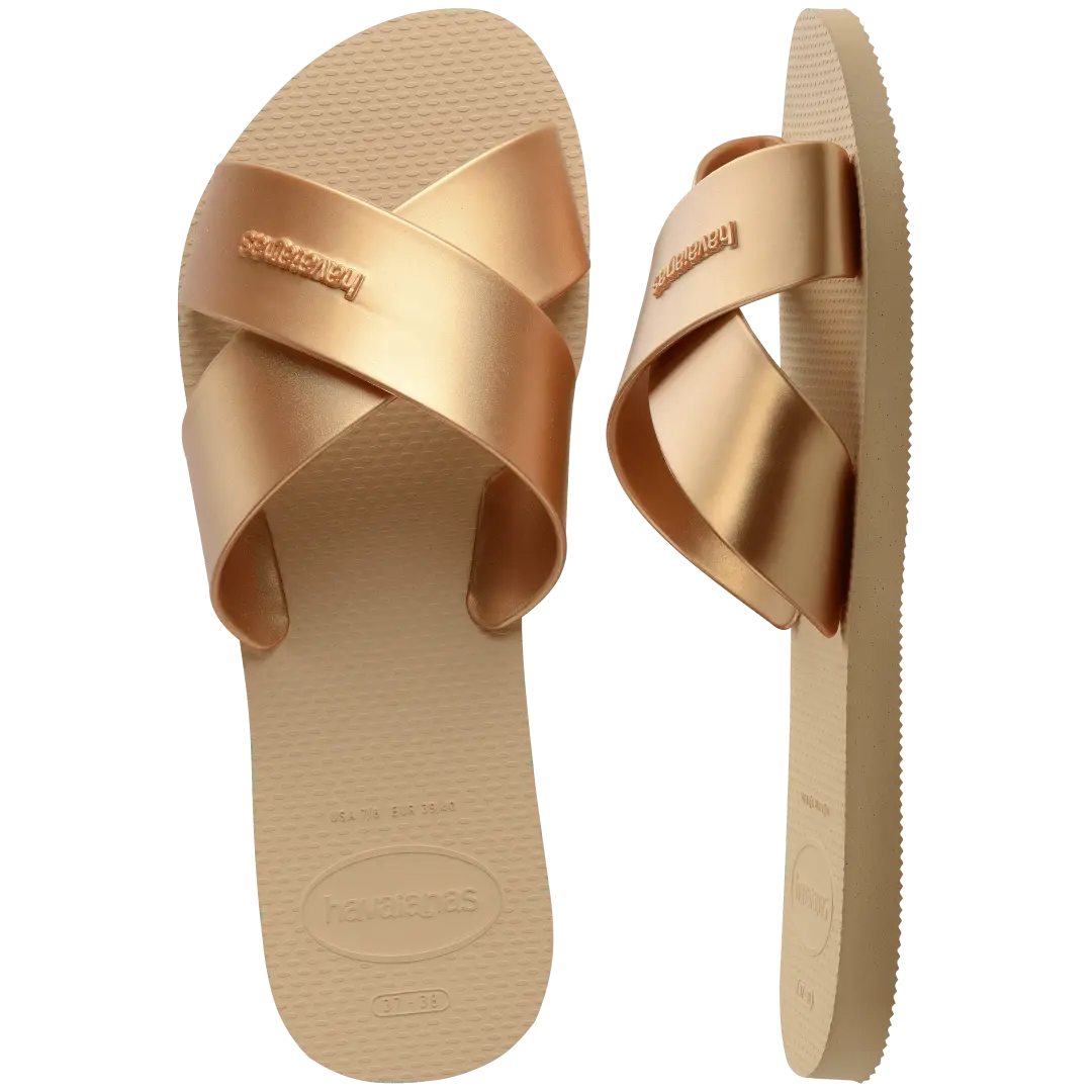 Women's Aqua Metallic Sandals - Image 5
