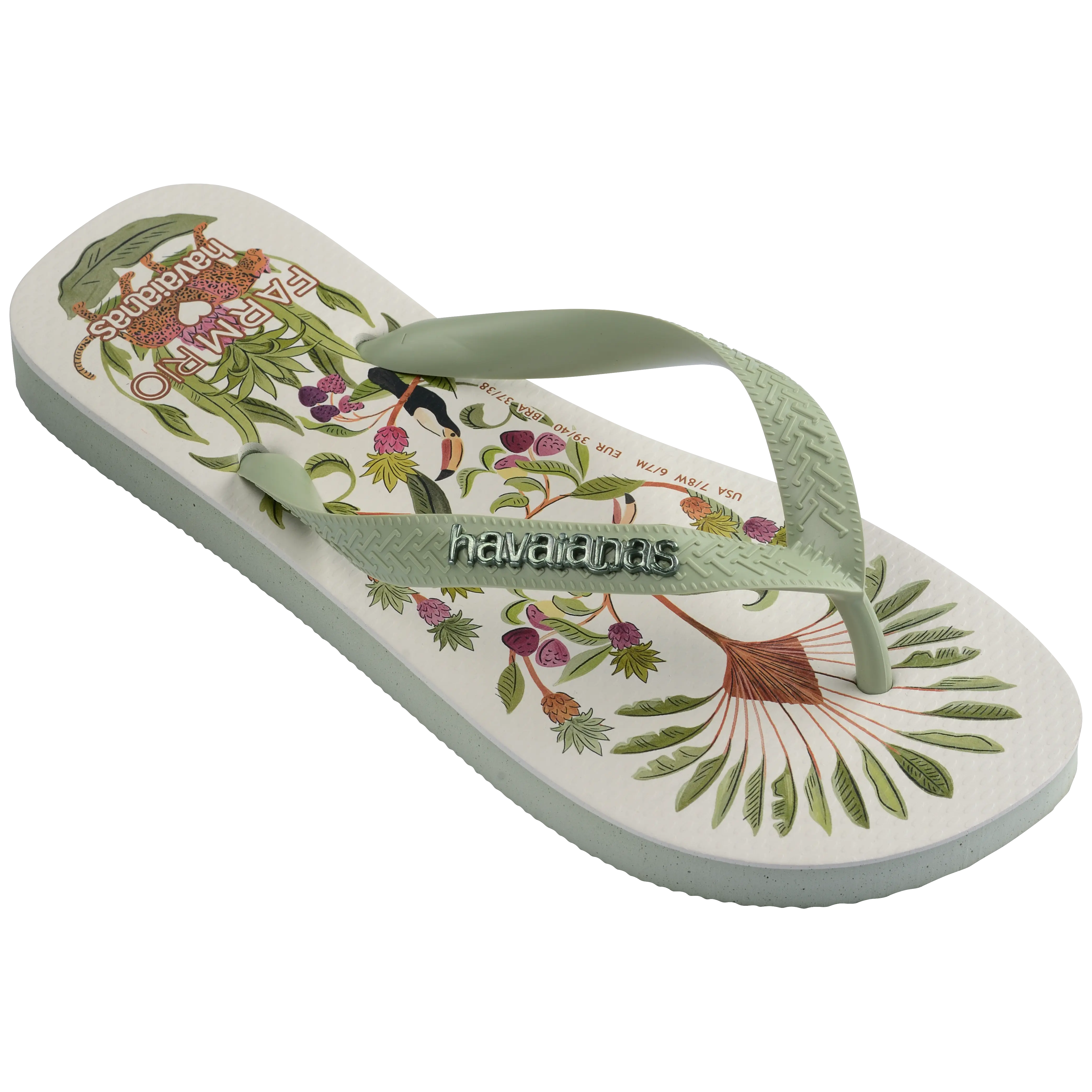 Women's FARM Rio Sweet Forest Flip Flops - Image 4