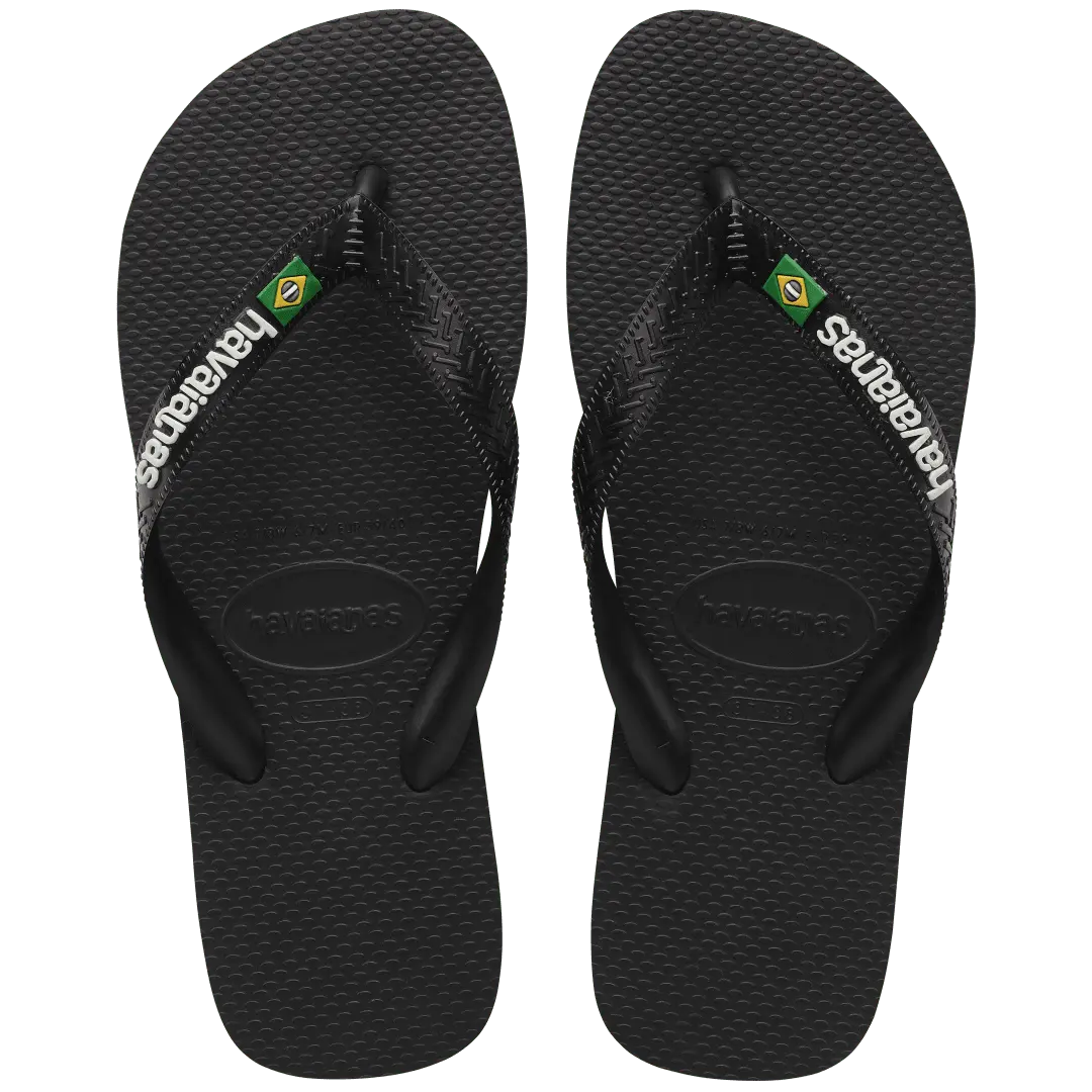 Men's Brazil Logo Flip Flops