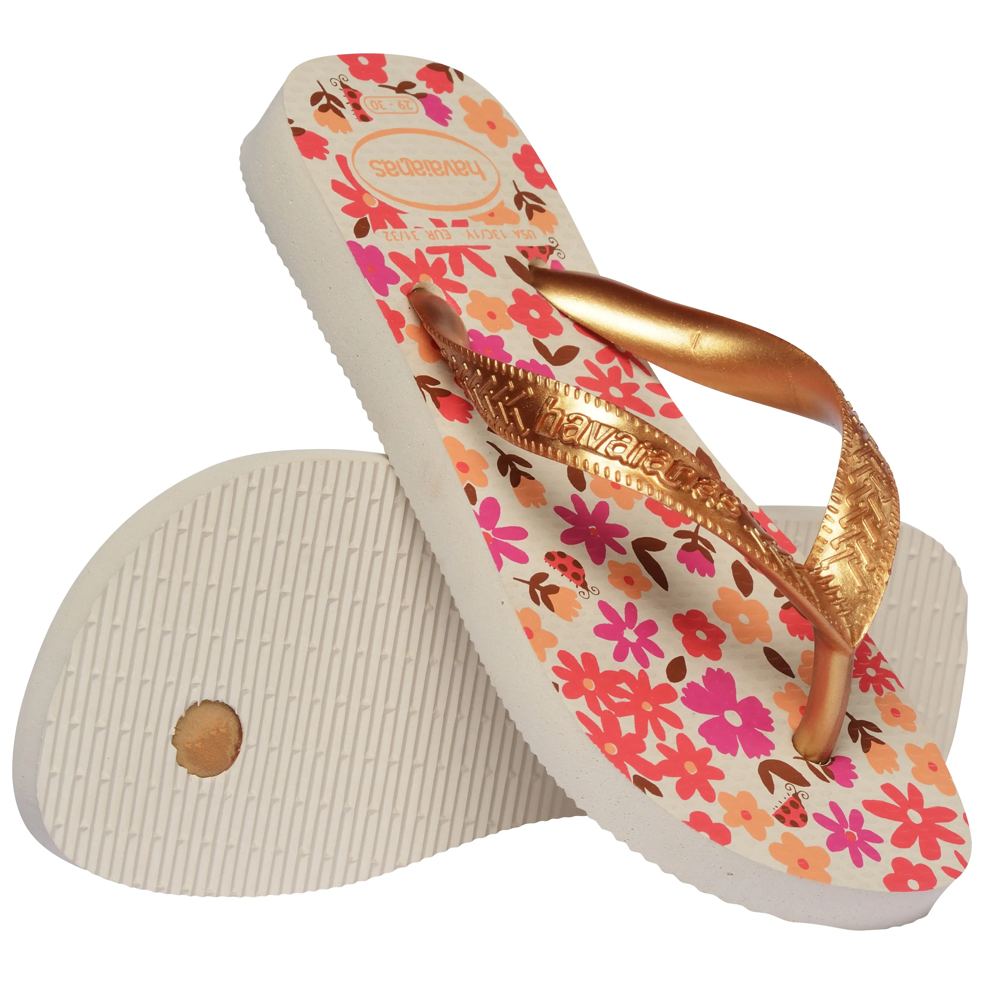 Kids' Flores Top Flip Flops - Image 4