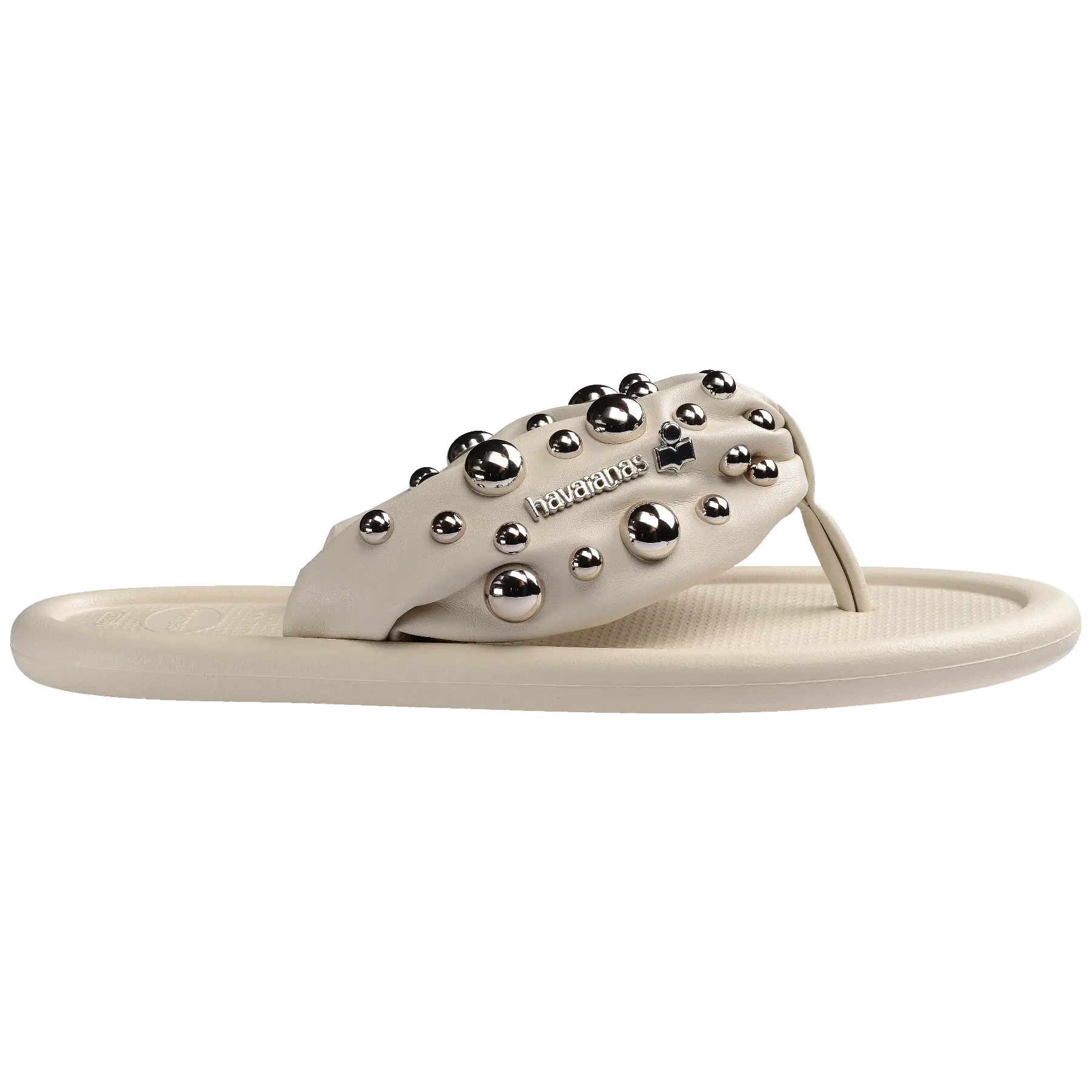Women's Isabel Marant Maxi Puffed Studs Flip Flops - Image 6