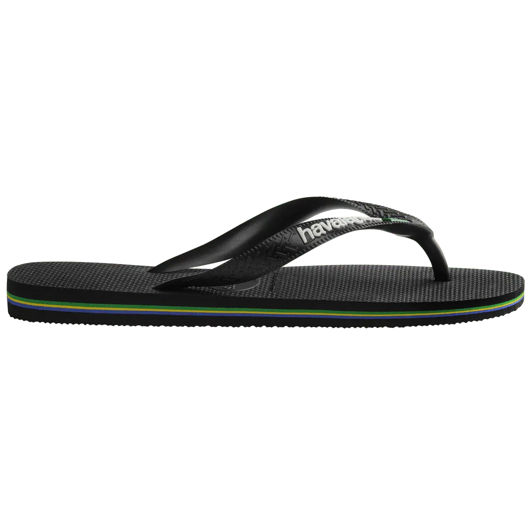 Men's Brazil Logo Flip Flops - Image 3